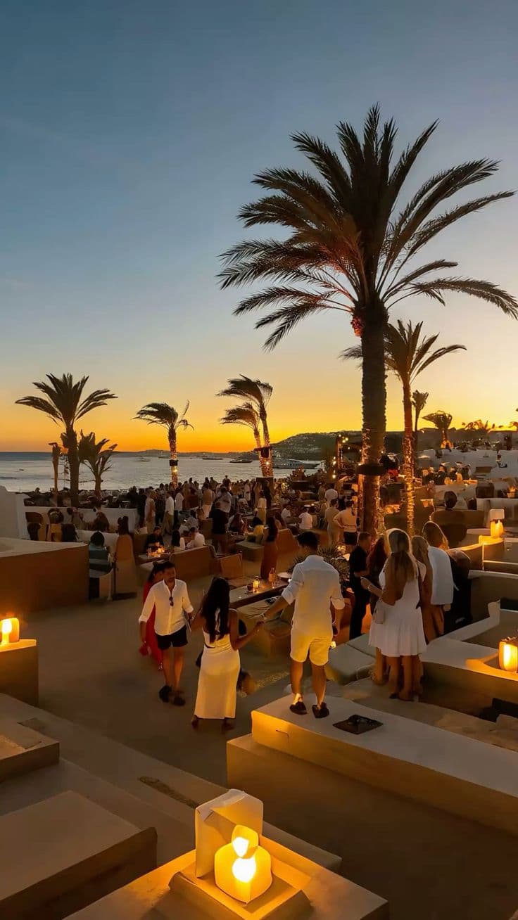 Ambiance du bar en soirée